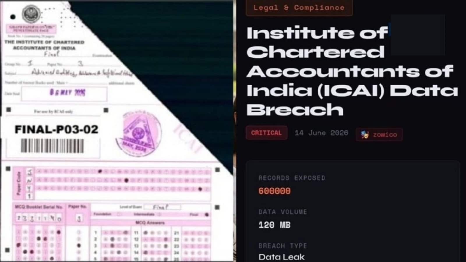 CA Results 2026 May Session: सीए का रिजल्ट जारी होने से पहले क्या लीक हुआ आईसीएआई का डाटा? जानें क्या है सोशल मीडिया पर वायरल दावा CA Results 2026 May Session: सीए का रिजल्ट जारी होने से पहले क्या लीक हुआ आईसीएआई का डाटा? जानें क्या है सोशल मीडिया पर वायरल दावा