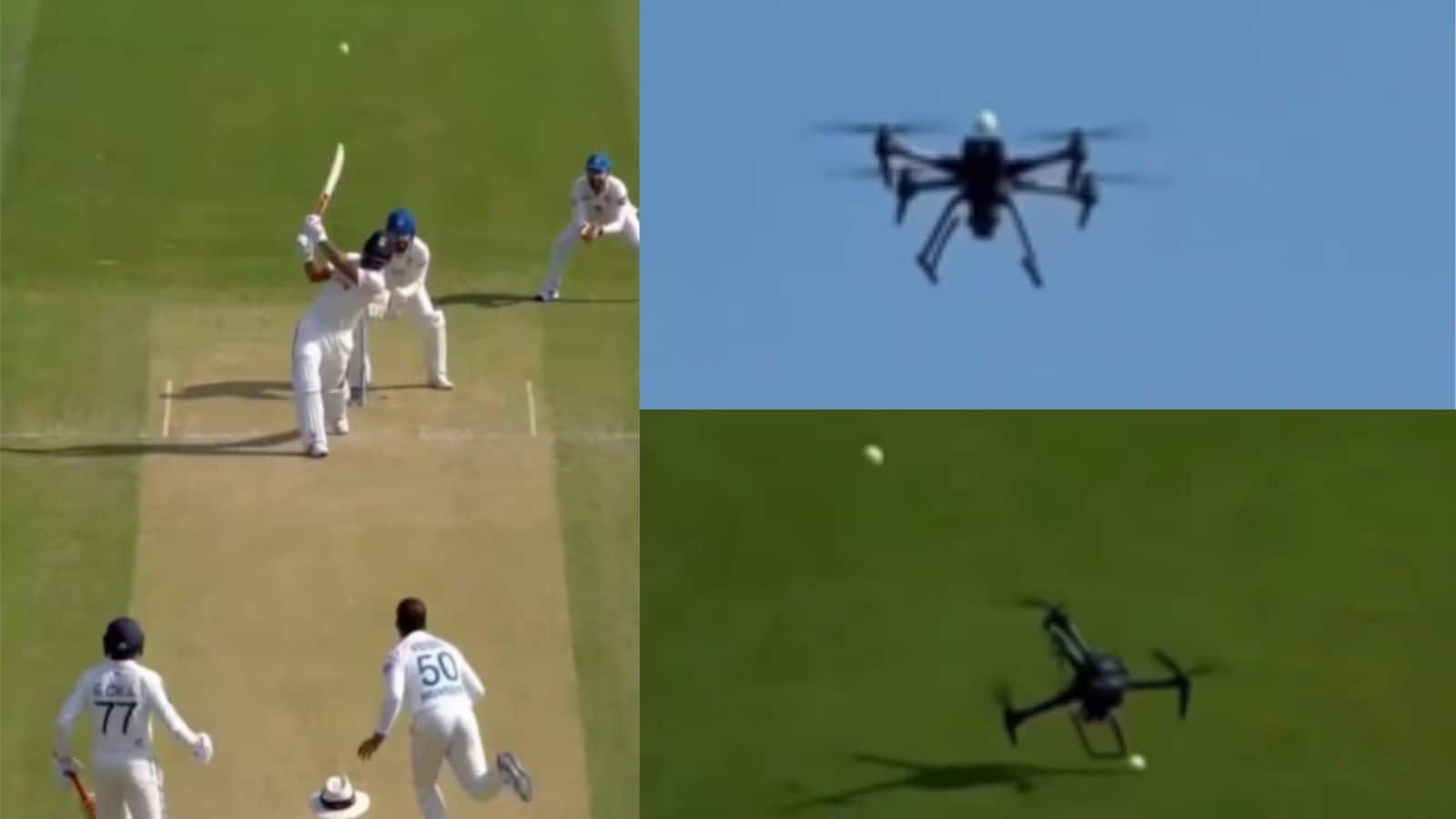 IND vs AFG: पंत का दमदार शॉट और धड़ाम से नीचे गिरा ड्रोन...टेस्ट मैच में दिखा ये हैरान कर देने वाला नजारा IND vs AFG: पंत का दमदार शॉट और धड़ाम से नीचे गिरा ड्रोन...टेस्ट मैच में दिखा ये हैरान कर देने वाला नजारा