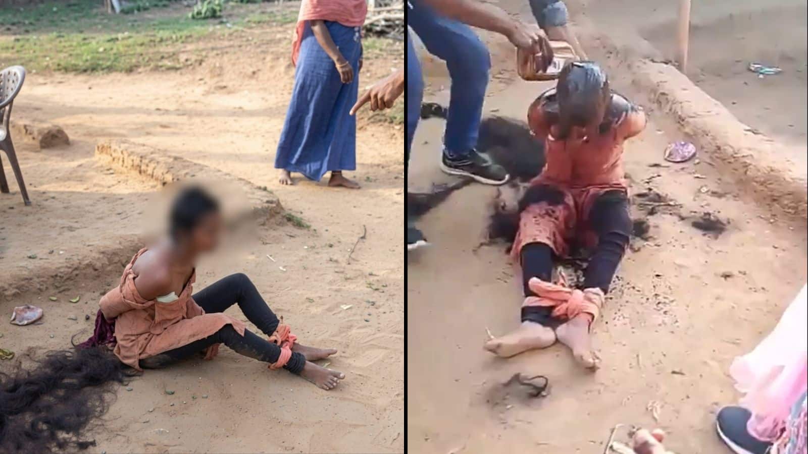 हाथ-पैर बांधे, कालिख पोती, बच्चों से लगवाए थप्पड़, जबरन पेशाब पिलाया! ये पति है या जल्लाद? हाथ-पैर बांधे, कालिख पोती, बच्चों से लगवाए थप्पड़, जबरन पेशाब पिलाया! ये पति है या जल्लाद?