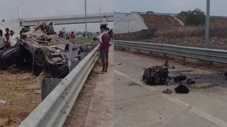 Mumbai: 250 KM/H की रफ्तार...डिवाइडर से टकराई BMW, दो लोगों की हुई दर्दनाक मौत Mumbai: 250 KM/H की रफ्तार...डिवाइडर से टकराई BMW, दो लोगों की हुई दर्दनाक मौत