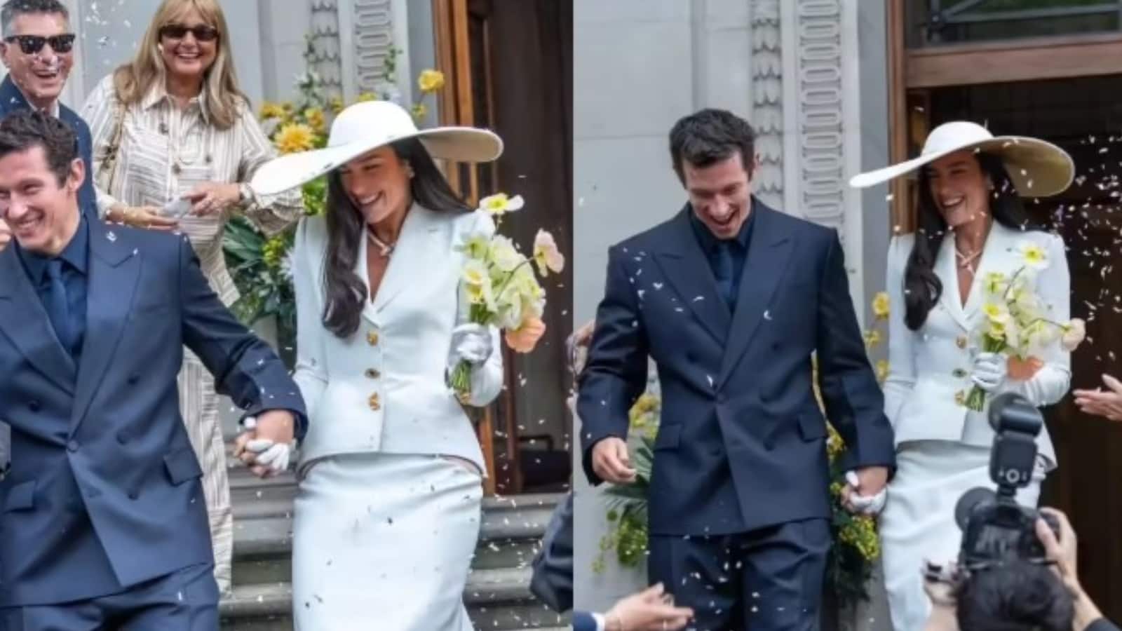 Dua Lipa-Callum Wedding: दुआ लिपा के हमसफर बने कैलम टर्नर, इंटरनेट पर वायरल फोटोज ने जीता फैंस का दिल Dua Lipa-Callum Wedding: दुआ लिपा के हमसफर बने कैलम टर्नर, इंटरनेट पर वायरल फोटोज ने जीता फैंस का दिल