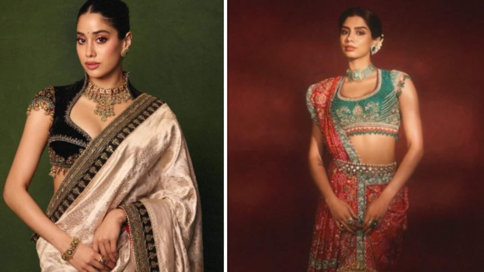 Janhvi Kapoor And Khushi Kapoor: जाह्नवी कपूर-खुशी कपूर ने मिनिमलिज़्म छोड़कर हेरिटेज स्टाइल में ढाया कहर, आप भी ले सकते हैं टिप्स Janhvi Kapoor And Khushi Kapoor: जाह्नवी कपूर-खुशी कपूर ने मिनिमलिज़्म छोड़कर हेरिटेज स्टाइल में ढाया कहर, आप भी ले सकते हैं टिप्स