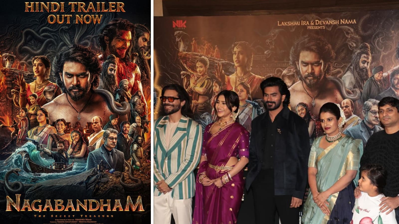 Nagabandham trailer out: 'नागाबंधम' का शानदार ट्रेलर हुआ रिलीज, मिथोलॉजी और हाई-स्केल एक्शन दिखा संगम Nagabandham trailer out: 'नागाबंधम' का शानदार ट्रेलर हुआ रिलीज, मिथोलॉजी और हाई-स्केल एक्शन दिखा संगम