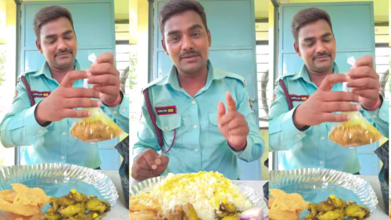 सिर्फ 10 रुपये में भरपेट खाना..., सिक्योरिटी गार्ड ने कंपनी की ओर से मिलने वाला सस्ता लंच दिखाया, इंटरनेट पर लोगों ने दिए ऐसे रिएक्शन सिर्फ 10 रुपये में भरपेट खाना..., सिक्योरिटी गार्ड ने कंपनी की ओर से मिलने वाला सस्ता लंच दिखाया, इंटरनेट पर लोगों ने दिए ऐसे रिएक्शन
