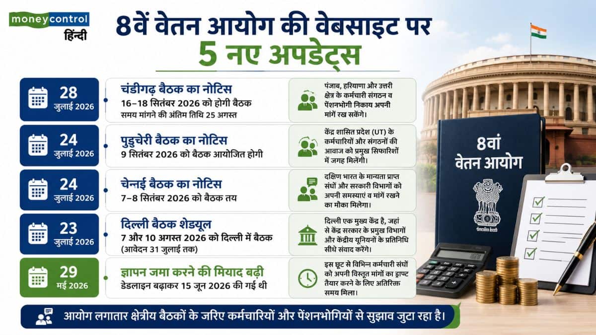8वें वेतन आयोग की वेबसाइट पर आए 5 नए अपडेट्स