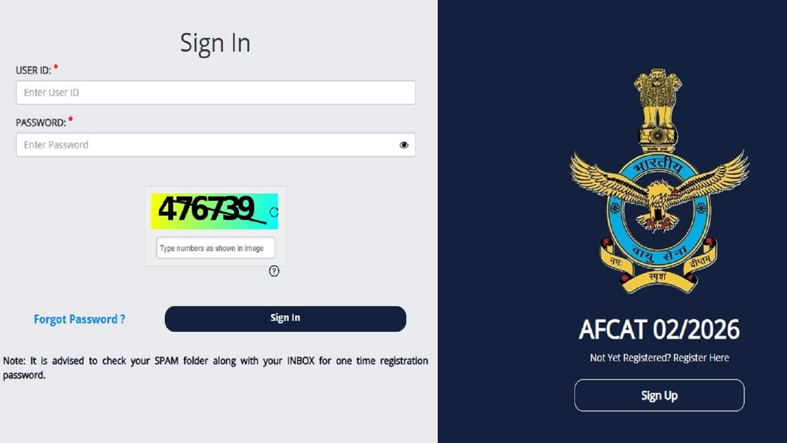 AFCAT 2 2026: 08 अगस्त को परीक्षा से पहले जारी हुई सिटी स्लिप, एफकैट पोर्टल पर लॉगिन कर चेक करें किस शहर में देनी होगी परीक्षा AFCAT 2 2026: 08 अगस्त को परीक्षा से पहले जारी हुई सिटी स्लिप, एफकैट पोर्टल पर लॉगिन कर चेक करें किस शहर में देनी होगी परीक्षा