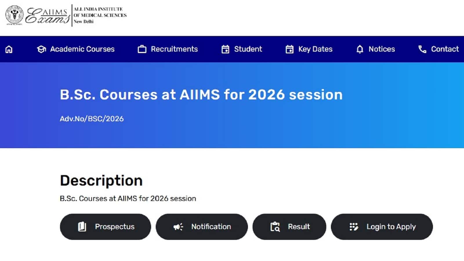 AIIMS BSc Nursing Result 2026: आज aiimsexams.ac.in result link पर जारी होगा रिजल्ट, जानें काउंसलिंग में किन चीजों की होगी जरूरत AIIMS BSc Nursing Result 2026: आज aiimsexams.ac.in result link पर जारी होगा रिजल्ट, जानें काउंसलिंग में किन चीजों की होगी जरूरत