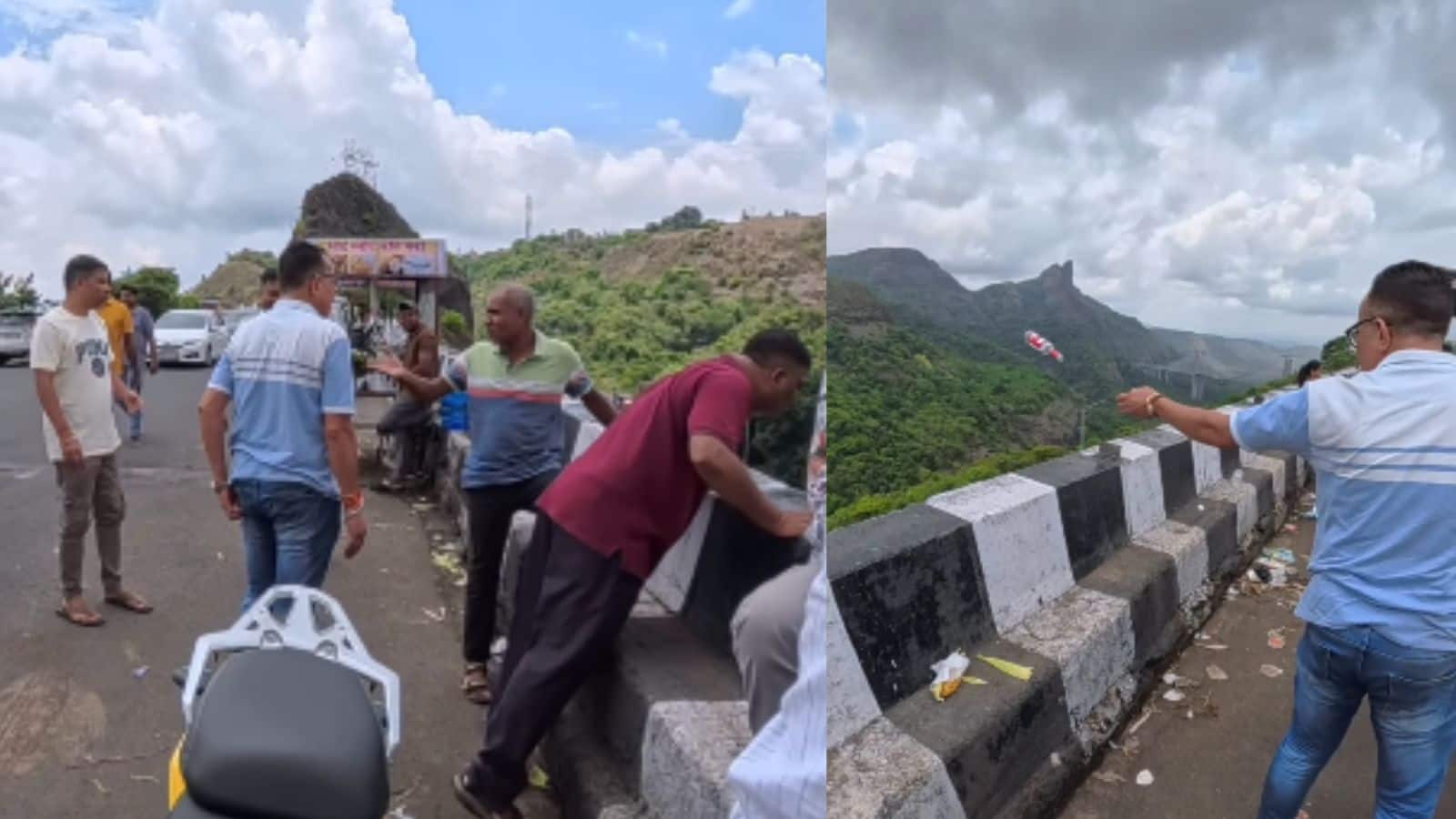 Viral Video: 'पुल से नीचे फेंकी कांच की बोतल चलती कार पर गिरी' लोनावला में लापरवाही का वीडियो वायरल Viral Video: 'पुल से नीचे फेंकी कांच की बोतल चलती कार पर गिरी' लोनावला में लापरवाही का वीडियो वायरल