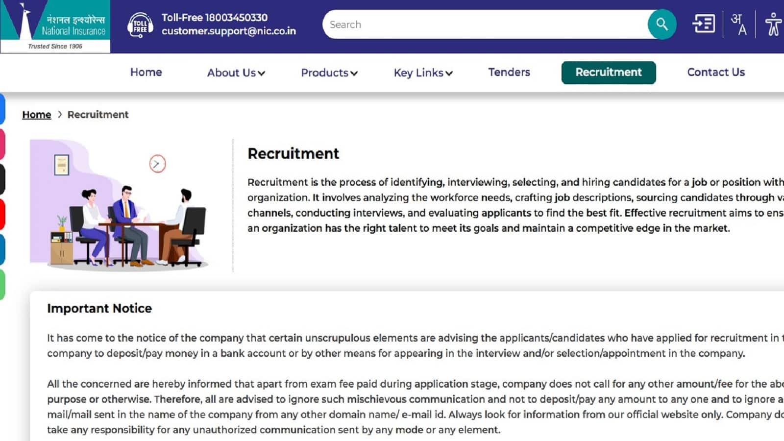 NICL Recruitment 2026: नेशनल इंश्योरेंस कंपनी में असिस्टेंट के 500 पदों पर भर्ती शुरू, जानें कौन कर सकता है आवेदन NICL Recruitment 2026: नेशनल इंश्योरेंस कंपनी में असिस्टेंट के 500 पदों पर भर्ती शुरू, जानें कौन कर सकता है आवेदन