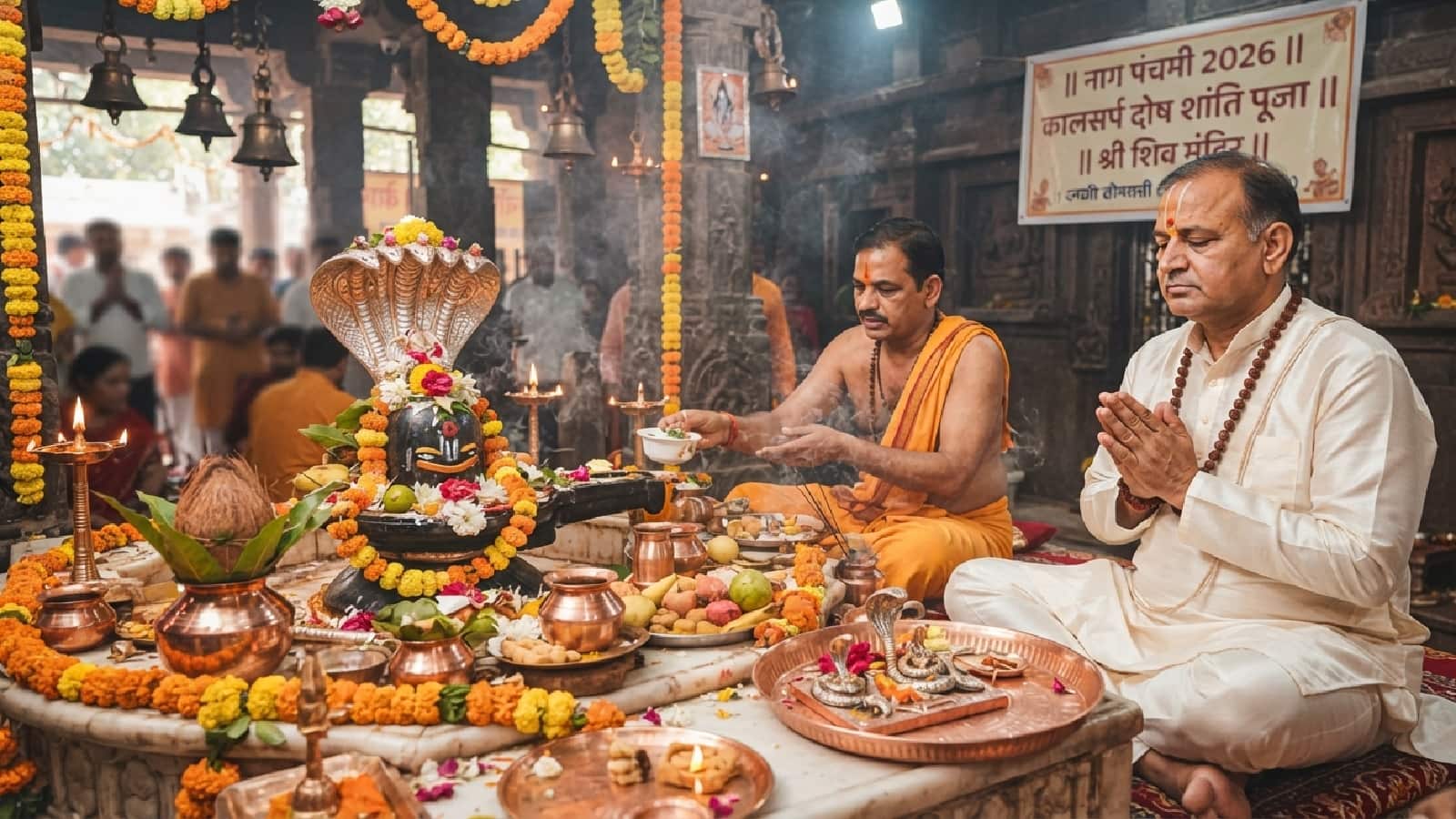 Nag Panchami 2026 Date: सावन में इस दिन मनाई जाएगी नाग पंचमी, कालसर्प दोष की शांति के लिए शुभ मुहूर्त में करें ये 4 उपाय Nag Panchami 2026 Date: सावन में इस दिन मनाई जाएगी नाग पंचमी, कालसर्प दोष की शांति के लिए शुभ मुहूर्त में करें ये 4 उपाय