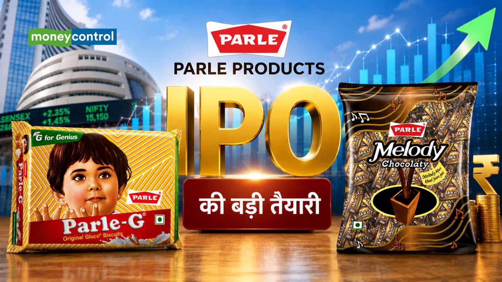 Parle Products IPO: पारले-जी बनाने वाली कंपनी का आएगा आईपीओ, ₹1 लाख करोड़ से ज्यादा के वैल्यूएशन पर नजर : सूत्र Parle Products IPO: पारले-जी बनाने वाली कंपनी का आएगा आईपीओ, ₹1 लाख करोड़ से ज्यादा के वैल्यूएशन पर नजर : सूत्र