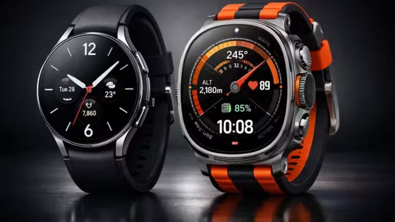 Samsung Galaxy Watch Ultra 2 और Watch 9 लॉन्च, मिलेंगे AI हेल्थ फीचर्स और 800mAh बैटरी Samsung Galaxy Watch Ultra 2 और Watch 9 लॉन्च, मिलेंगे AI हेल्थ फीचर्स और 800mAh बैटरी