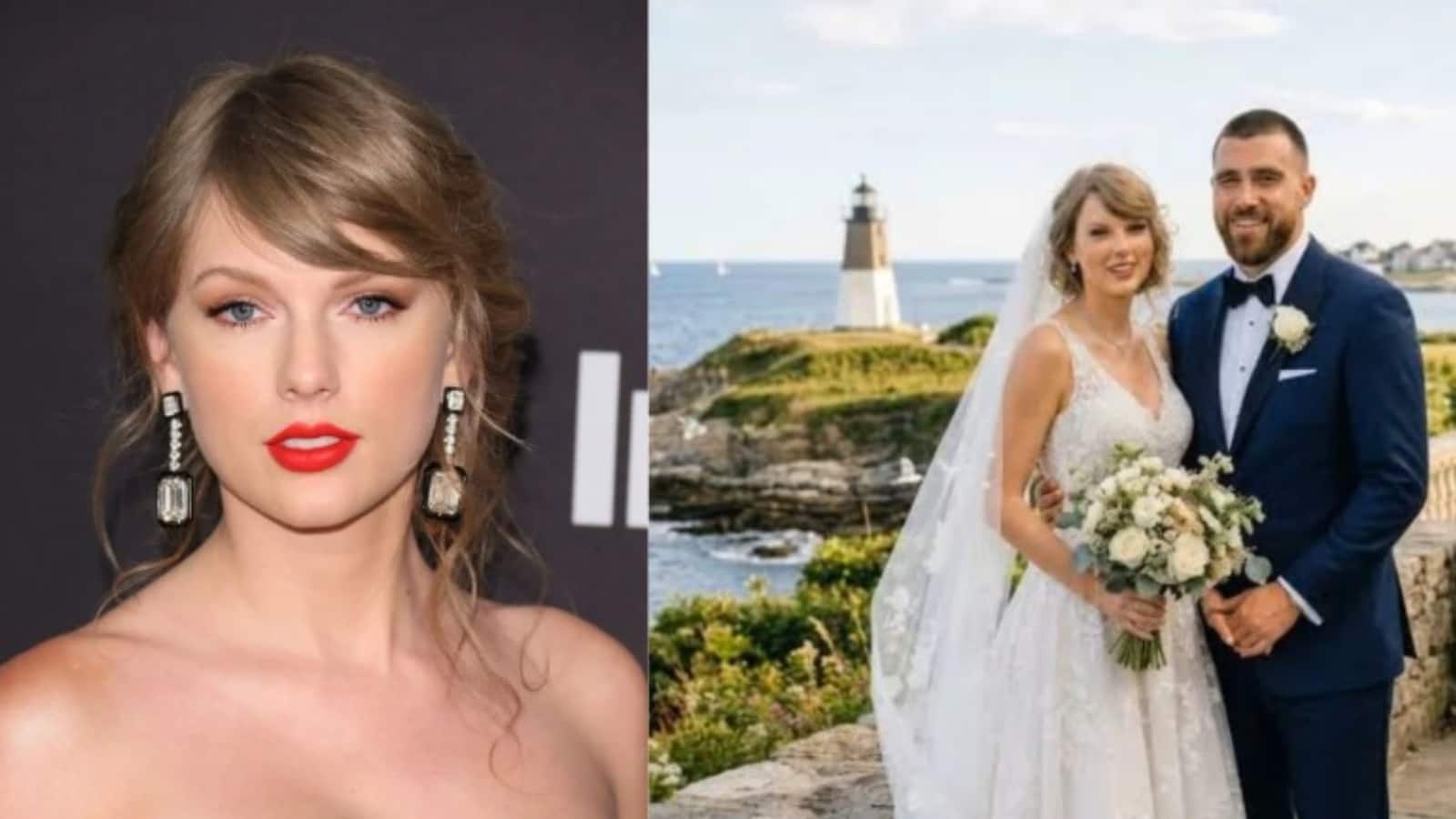 Taylor Swift Wedding: 'टुडे वॉज अ फेयरीटेल...', हमसफर बने टेलर स्विफ्ट- ट्रैविस केल्सी Taylor Swift Wedding: 'टुडे वॉज अ फेयरीटेल...', हमसफर बने टेलर स्विफ्ट- ट्रैविस केल्सी