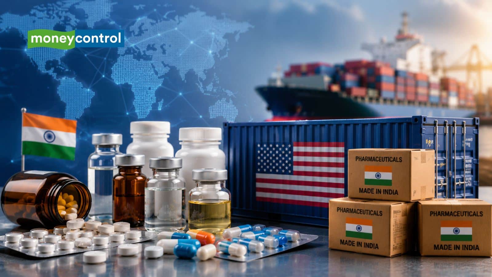 Trump Tariff: ट्रंप का जेनेरिक दवाओं पर 200% टैरिफ लगाने का प्लान, क्या भारतीय फार्मा कंपनियों पर पड़ेगा असर? समझिए पूरा मामला Trump Tariff: ट्रंप का जेनेरिक दवाओं पर 200% टैरिफ लगाने का प्लान, क्या भारतीय फार्मा कंपनियों पर पड़ेगा असर? समझिए पूरा मामला