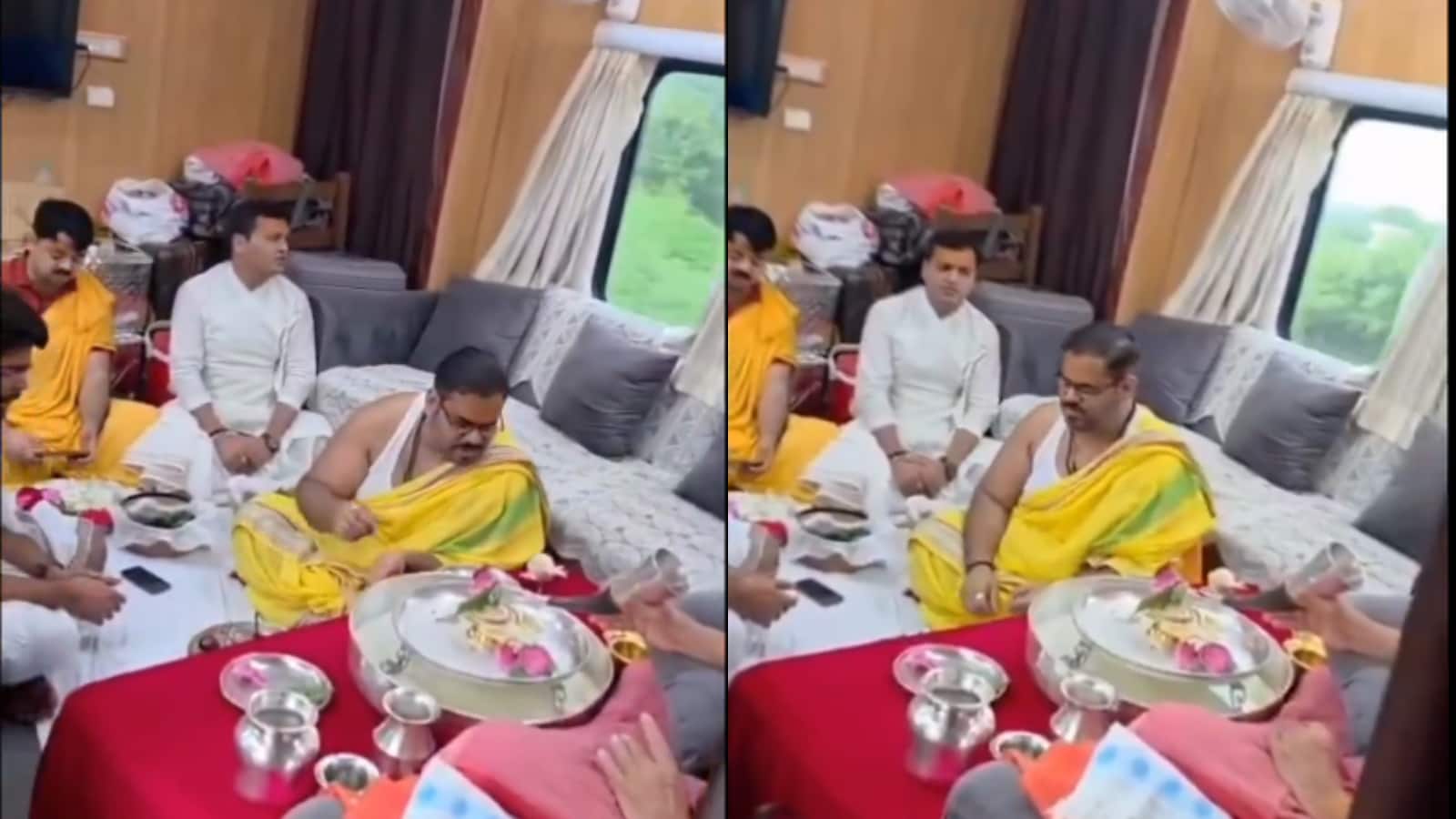 चलती ट्रेन में पूजा का वीडियो वायरल: रेलवे ने बताया प्राइवेट कोच की पूरी कहानी