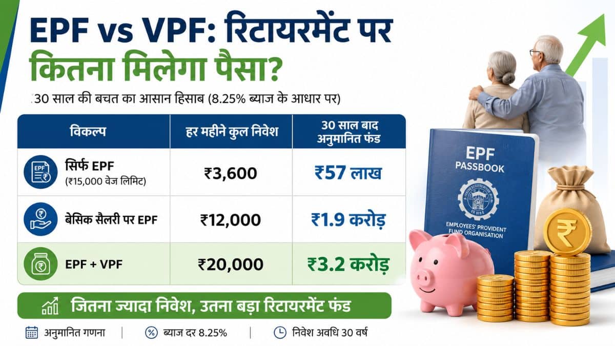 VPF कराएगा रिटायरमेंट फंड को सीधे ₹3.2 करोड़ के पार