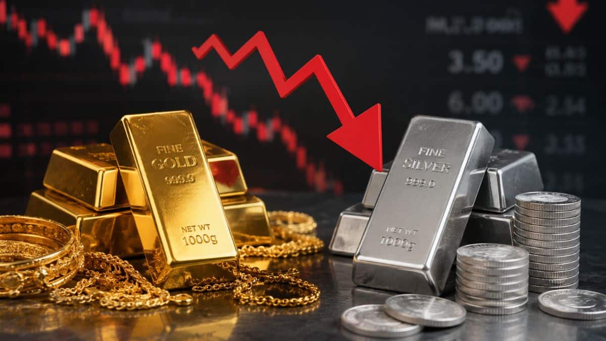 Gold Silver Outlook: सात महीने के निचले स्तर पर आए सोने-चांदी के दाम, जानें आगे कैसी रहेगी चाल Gold Silver Outlook: सात महीने के निचले स्तर पर आए सोने-चांदी के दाम, जानें आगे कैसी रहेगी चाल