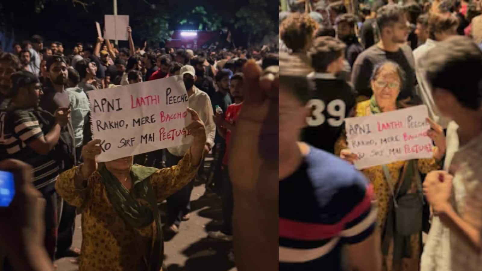 NEET Protest में छाई ये 'देसी मां', पोस्टर पर लिखी एक लाइन पढ़कर इंटरनेट हुआ दीवाना NEET Protest में छाई ये 'देसी मां', पोस्टर पर लिखी एक लाइन पढ़कर इंटरनेट हुआ दीवाना
