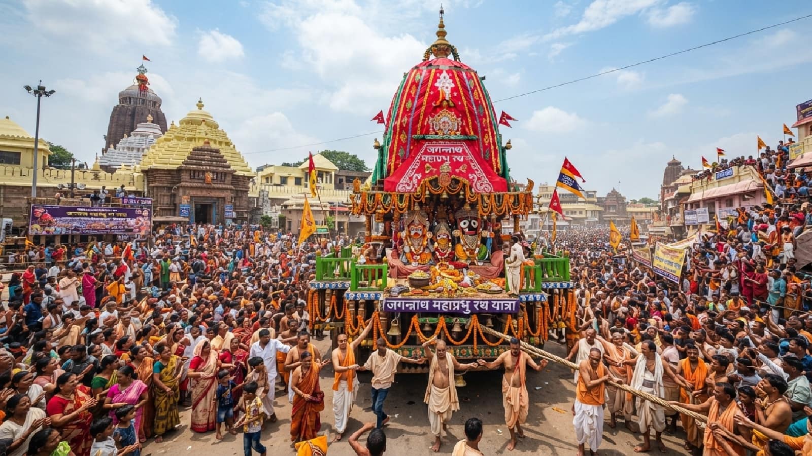 Jagannath Rath Yatra 2026: आज गर्भगृह से निकल खुद भक्तों को दर्शन देंगे जग के नाथ, श्री जगन्नाथ महाप्रभु की विश्व प्रसिद्ध रथ यात्रा आज से शुरू Jagannath Rath Yatra 2026: आज गर्भगृह से निकल खुद भक्तों को दर्शन देंगे जग के नाथ, श्री जगन्नाथ महाप्रभु की विश्व प्रसिद्ध रथ यात्रा आज से शुरू