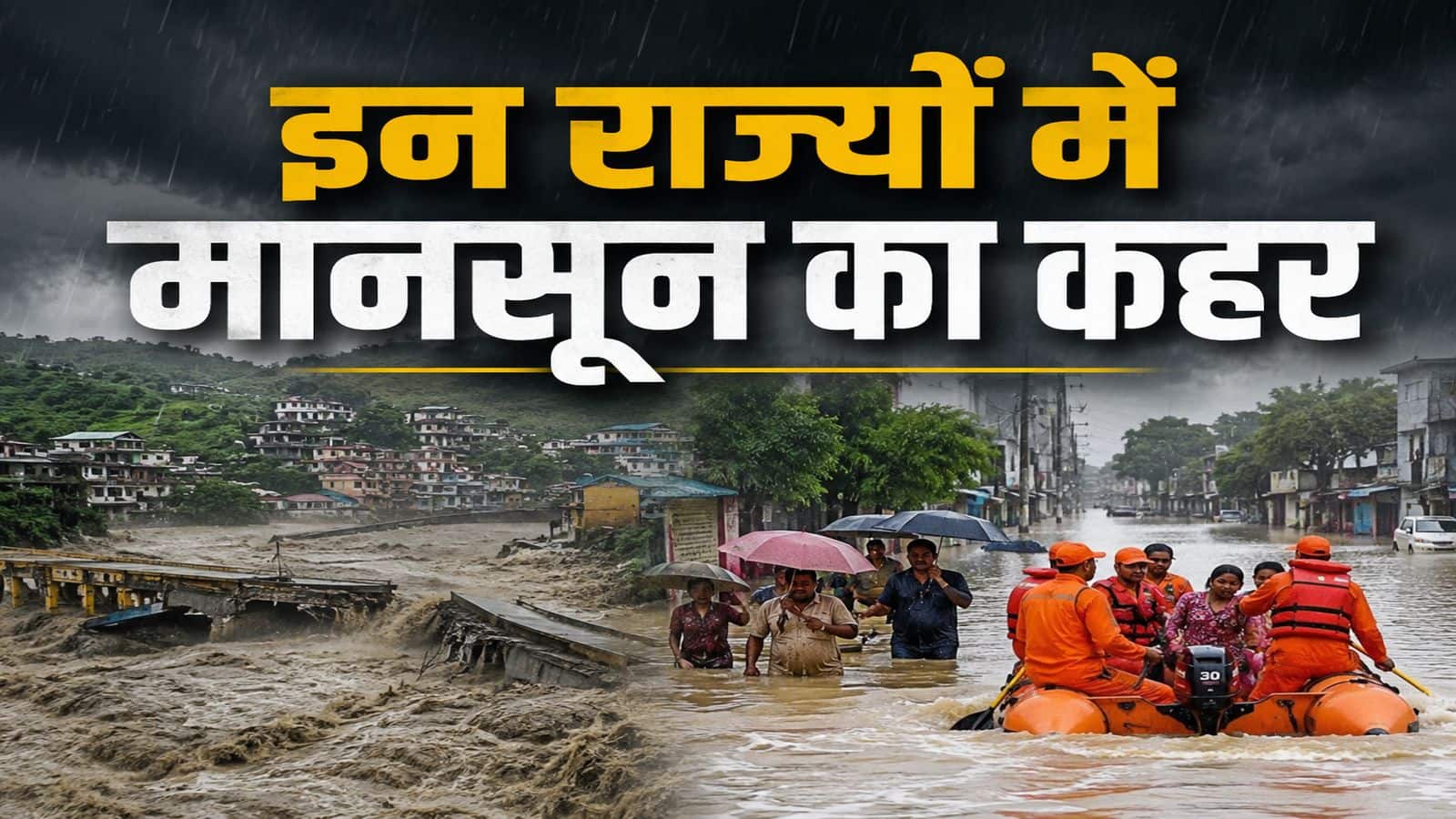 IMD Weather Forecast Update: दिल्ली-NCR से लेकर यूपी-बिहार तक...पूरे देश में मानसून का कहर! कई राज्यों में भारी से अति भारी बारिश, आंधी-तूफान और बाढ़ का भी खतरा IMD Weather Forecast Update: दिल्ली-NCR से लेकर यूपी-बिहार तक...पूरे देश में मानसून का कहर! कई राज्यों में भारी से अति भारी बारिश, आंधी-तूफान और बाढ़ का भी खतरा