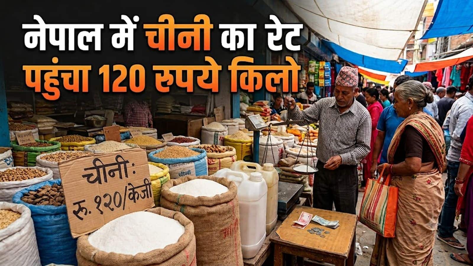 नेपाल में चीनी का रेट पहुंचा 120 रुपये किलो! समझिए दशैं-तिहार त्योहार से पहले नेपाली शुगर इंडस्ट्री क्यों दिख रही डंवाडोल नेपाल में चीनी का रेट पहुंचा 120 रुपये किलो! समझिए दशैं-तिहार त्योहार से पहले नेपाली शुगर इंडस्ट्री क्यों दिख रही डंवाडोल