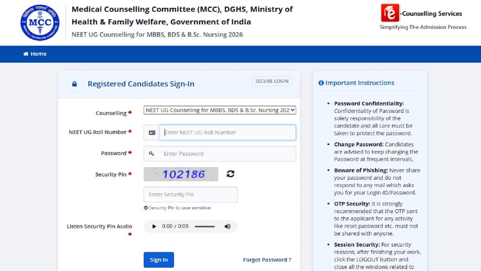 NEET UG Counselling 2026: 12 अगस्त तक खुला रहेगा रीसेट का विकल्प, नीट यूजी काउंसलिंग में गलती सुधारने का मौका NEET UG Counselling 2026: 12 अगस्त तक खुला रहेगा रीसेट का विकल्प, नीट यूजी काउंसलिंग में गलती सुधारने का मौका