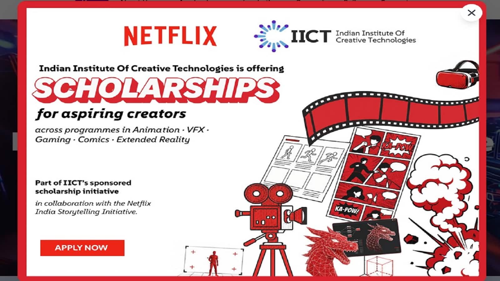 Netflix Scholarship: आईआईसीटी और नेटफ्लिक्स से 100 छात्रों को मिलेगी स्कॉलरशिप, डिप्लोमा-सर्टिफिकेट प्रोग्राम में शामिल छात्रों को होगा फायदा Netflix Scholarship: आईआईसीटी और नेटफ्लिक्स से 100 छात्रों को मिलेगी स्कॉलरशिप, डिप्लोमा-सर्टिफिकेट प्रोग्राम में शामिल छात्रों को होगा फायदा
