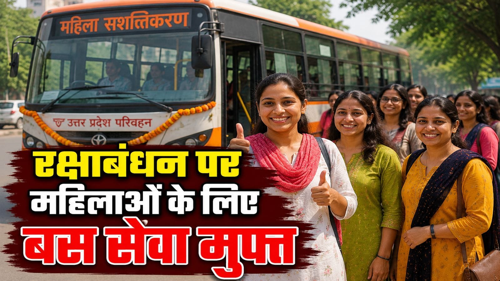 Raksha Bandhan Gift: रक्षाबंधन पर यूपी की महिलाओं को सीएम योगी का बड़ा तोहफा, एक साथी के साथ दो दिन बस में फ्री सफर कर सकेंगी महिलाएं Raksha Bandhan Gift: रक्षाबंधन पर यूपी की महिलाओं को सीएम योगी का बड़ा तोहफा, एक साथी के साथ दो दिन बस में फ्री सफर कर सकेंगी महिलाएं