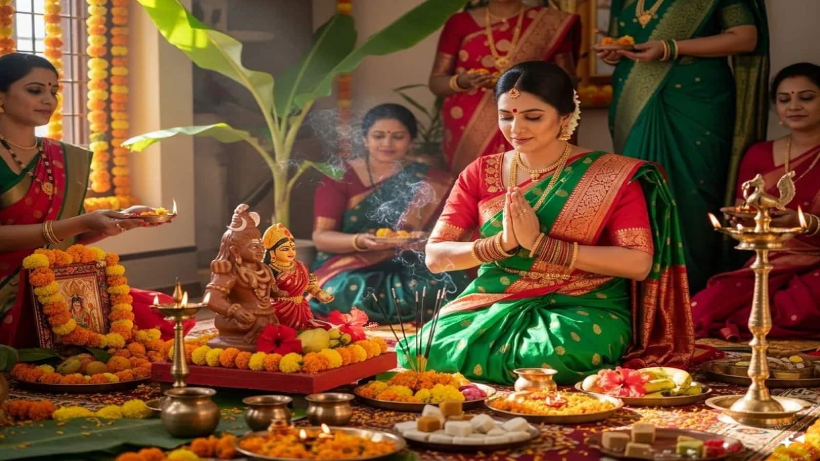 Hariyali Teej 2026: मनचाहा वर पाने के लिए कुंवारी कन्याएं भी इस दिन करेंगी हरियाली तीज, जानें इस व्रत की सही तारीख, मुहूर्त और महत्व Hariyali Teej 2026: मनचाहा वर पाने के लिए कुंवारी कन्याएं भी इस दिन करेंगी हरियाली तीज, जानें इस व्रत की सही तारीख, मुहूर्त और महत्व