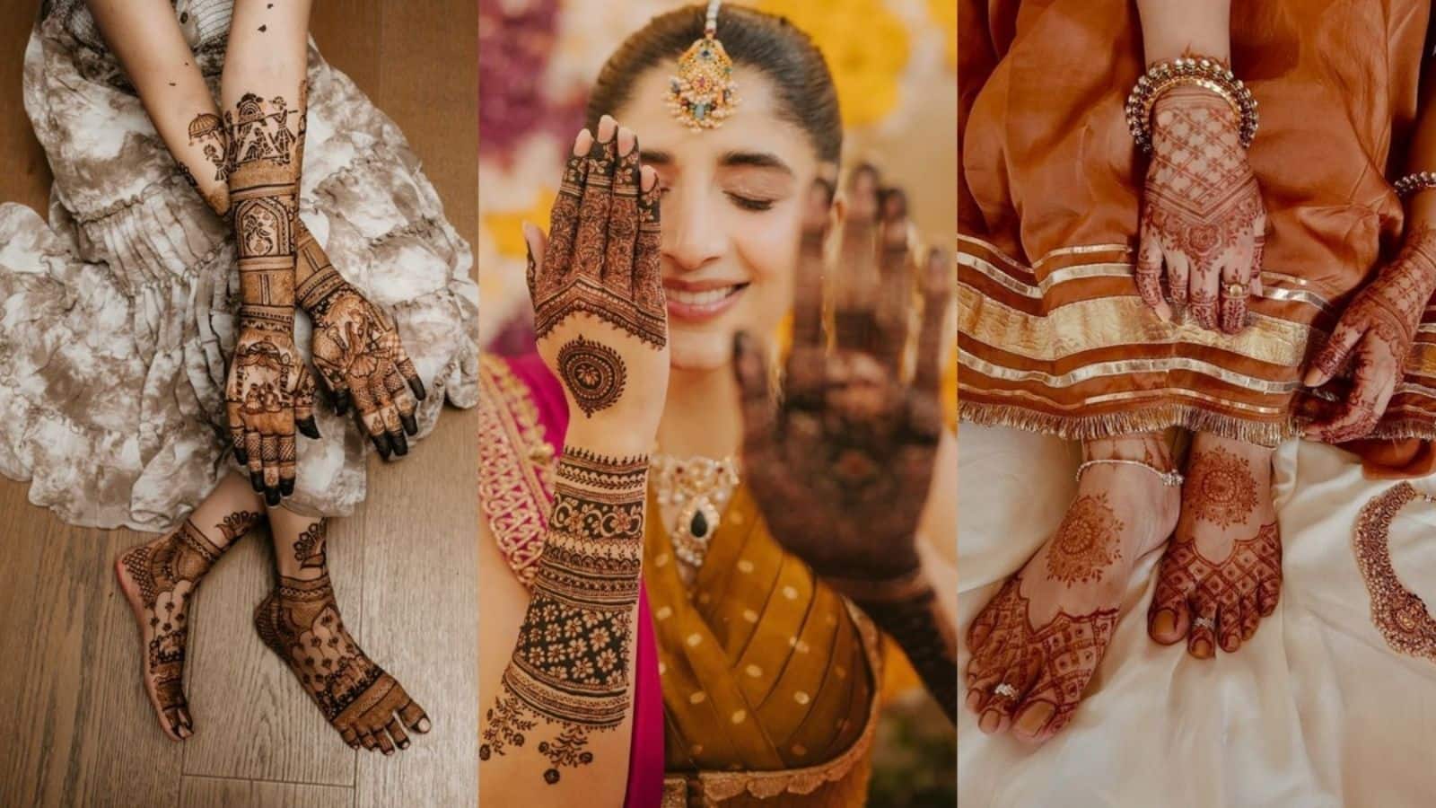 हाथों से पैरों तक छाएगा मेहंदी का जादू, ये डिजाइन हर मौके पर आएंगे काम! हाथों से पैरों तक छाएगा मेहंदी का जादू, ये डिजाइन हर मौके पर आएंगे काम!