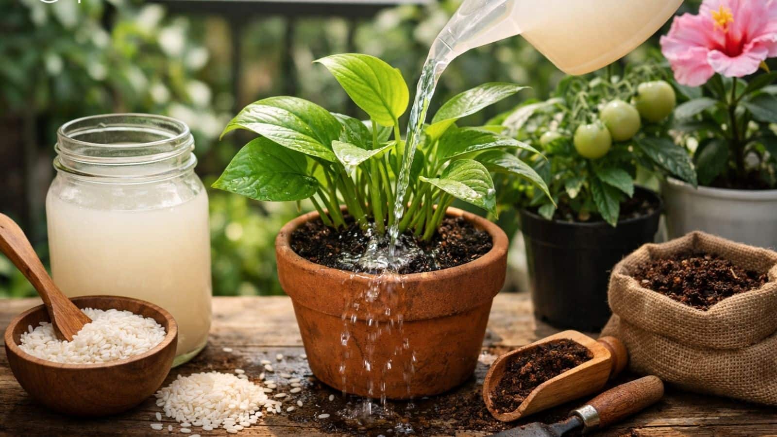 मुरझाए पौधे भी होंगे हरे-भरे! चावल के पानी का इस्तेमाल करते समय रखें इन 4 बातों का ध्यान मुरझाए पौधे भी होंगे हरे-भरे! चावल के पानी का इस्तेमाल करते समय रखें इन 4 बातों का ध्यान
