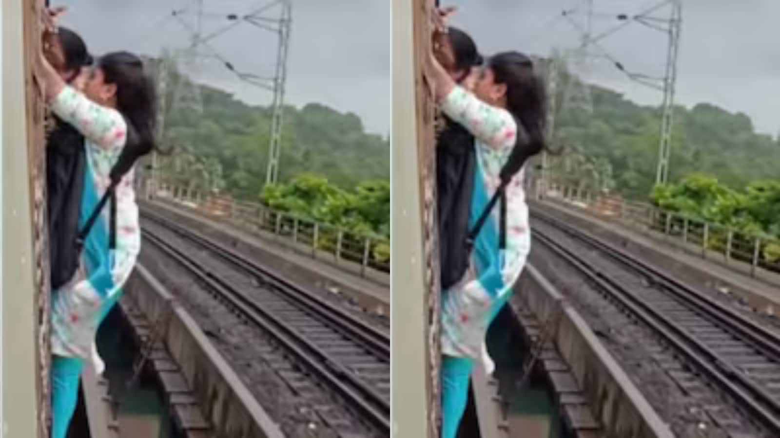 लोकल ट्रेन के पायदान पर लटकती दिखीं महिलाएं, वीडियो देख भड़के लोग, बोले- ट्रेन मिल जाएगी, जिंदगी नहीं लोकल ट्रेन के पायदान पर लटकती दिखीं महिलाएं, वीडियो देख भड़के लोग, बोले- ट्रेन मिल जाएगी, जिंदगी नहीं