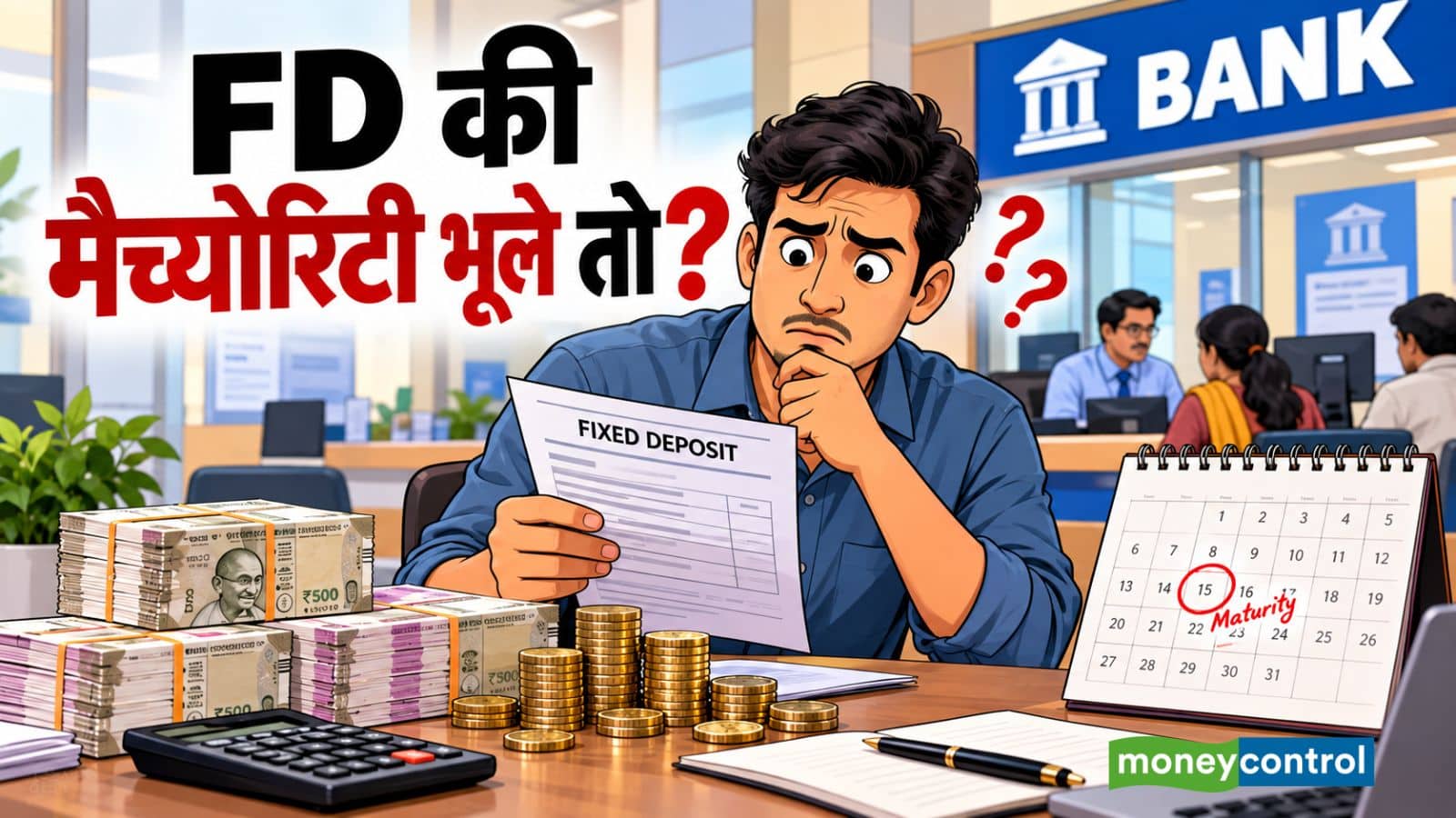 FD मैच्योरिटी के बाद पैसा निकालना भूल गए तो क्या होगा? समझिए RBI के नियम और ब्याज का पूरा हिसाब FD मैच्योरिटी के बाद पैसा निकालना भूल गए तो क्या होगा? समझिए RBI के नियम और ब्याज का पूरा हिसाब