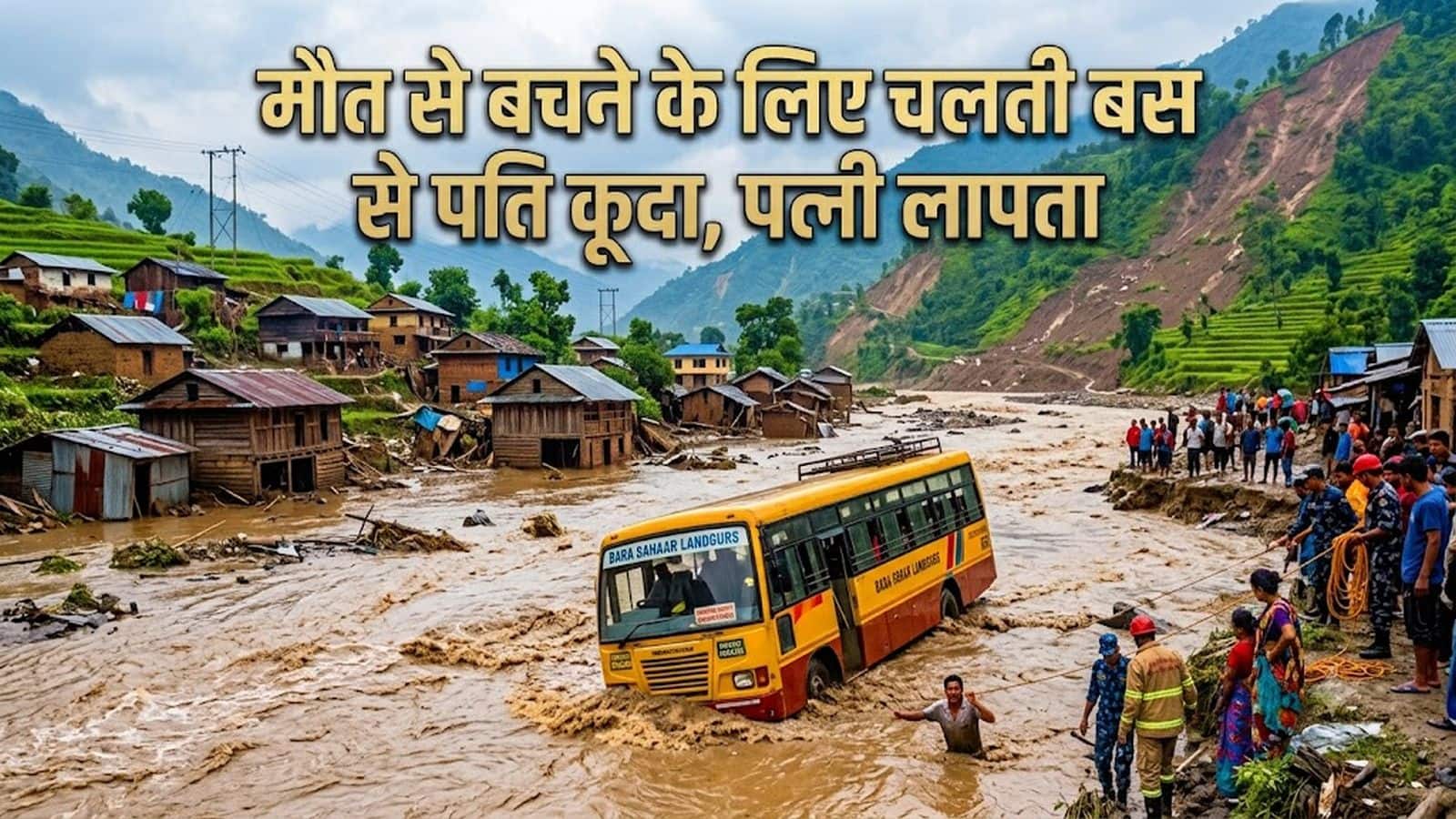 Nepal Flood: पति ने चलती बस से छलांग लगा बचाई जान पर आंखों के सामने बह गई पत्नी! नेपाल बाढ़ के बचे लोगों ने सुनाई रोंगटे खड़े करने वाली कहानी Nepal Flood: पति ने चलती बस से छलांग लगा बचाई जान पर आंखों के सामने बह गई पत्नी! नेपाल बाढ़ के बचे लोगों ने सुनाई रोंगटे खड़े करने वाली कहानी
