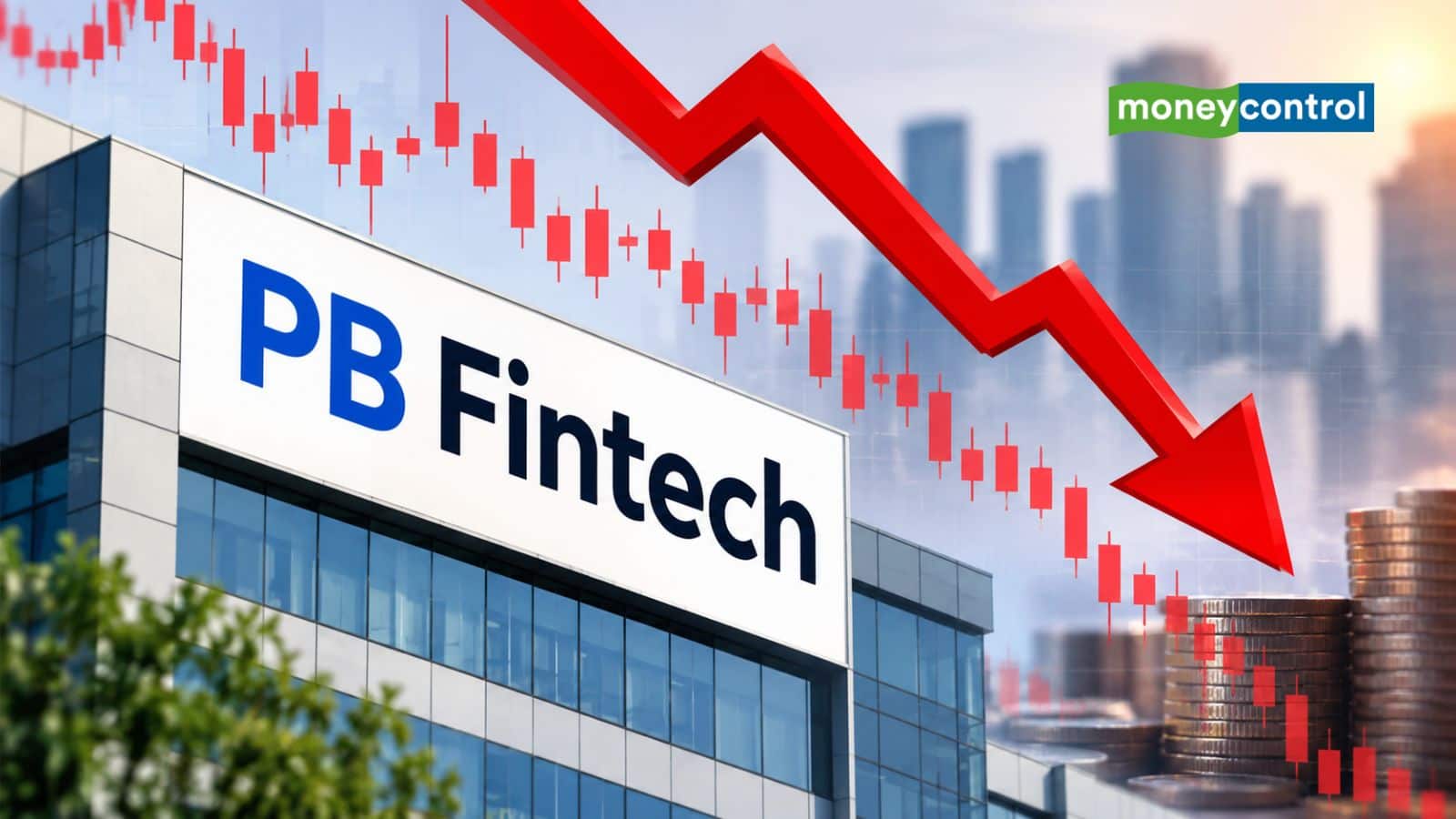 PB Fintech Stock Crash: एक दिन में 34% तक टूटा स्टॉक, 20% सर्किट लिमिट के बावजूद इतनी बड़ी गिरावट कैसे आई? PB Fintech Stock Crash: एक दिन में 34% तक टूटा स्टॉक, 20% सर्किट लिमिट के बावजूद इतनी बड़ी गिरावट कैसे आई?