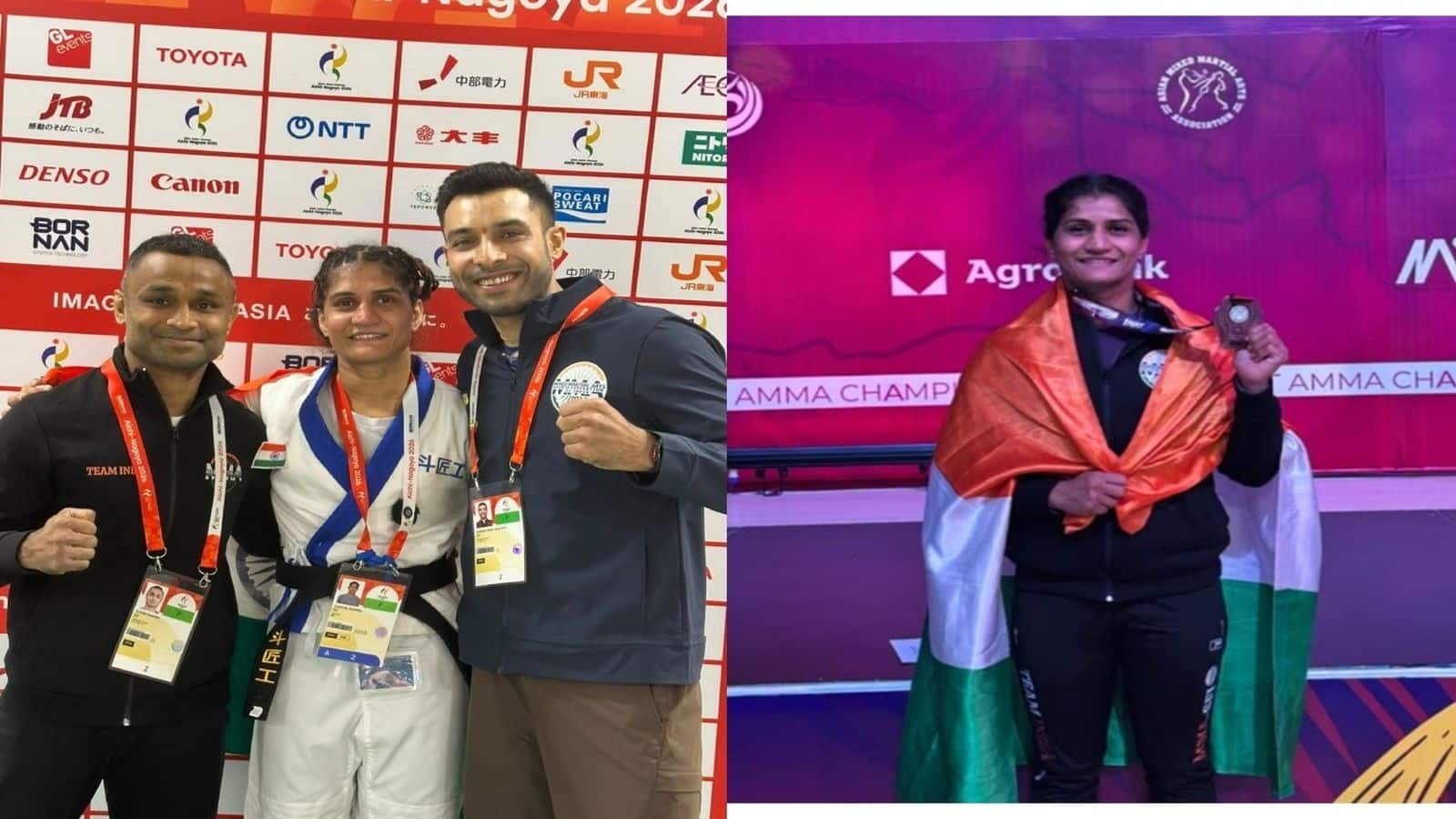 Asian Games 2026: सुचिका तरियाल ने वर्ल्ड चैंपियन को दी मात, एशियन गेम्स में भारत का पहला MMA मेडल किया पक्का Asian Games 2026: सुचिका तरियाल ने वर्ल्ड चैंपियन को दी मात, एशियन गेम्स में भारत का पहला MMA मेडल किया पक्का
