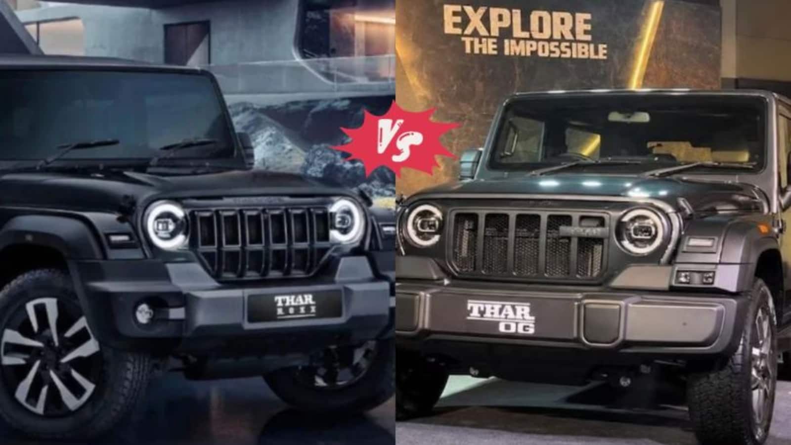 Thar OG vs Thar Roxx: खरीदने से पहले जान लें इंजन, 4WD और कीमत का पूरा अंतर Thar OG vs Thar Roxx: खरीदने से पहले जान लें इंजन, 4WD और कीमत का पूरा अंतर