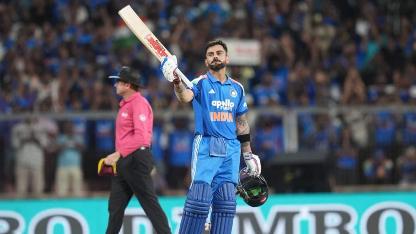 विराट कोहली किस बैट से लगाते हैं चौके-छक्के? जानें इसकी कीमत और क्यों है इतना खास विराट कोहली किस बैट से लगाते हैं चौके-छक्के? जानें इसकी कीमत और क्यों है इतना खास