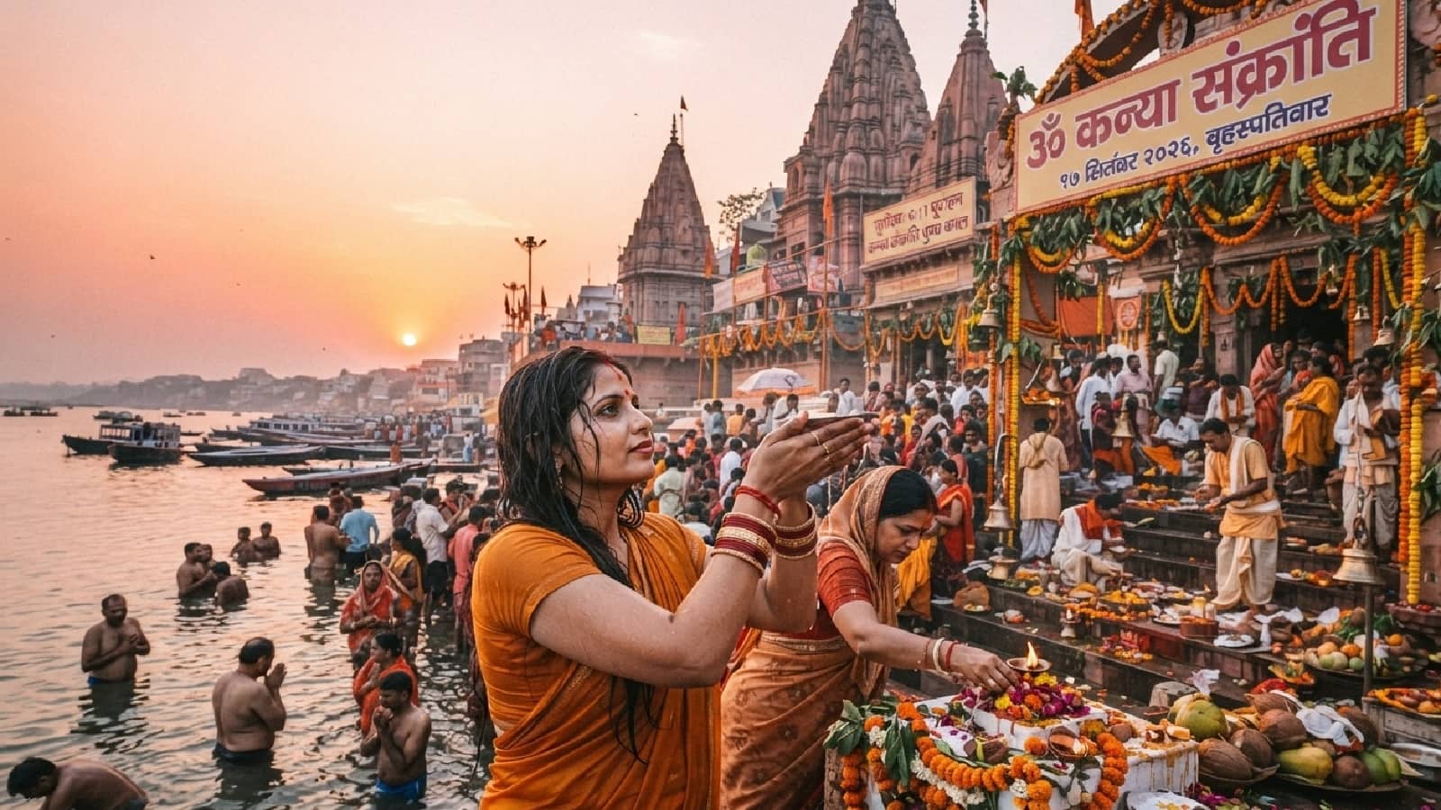 Kanya Sankranti 2026 Date: सूर्य के कन्या राशि में प्रवेश पर होगी कन्या संक्रांति कल, सूर्य दोष और करियर में उड़ान के लिए महापुण्यकाल में करें ये 4 उपाय Kanya Sankranti 2026 Date: सूर्य के कन्या राशि में प्रवेश पर होगी कन्या संक्रांति कल, सूर्य दोष और करियर में उड़ान के लिए महापुण्यकाल में करें ये 4 उपाय