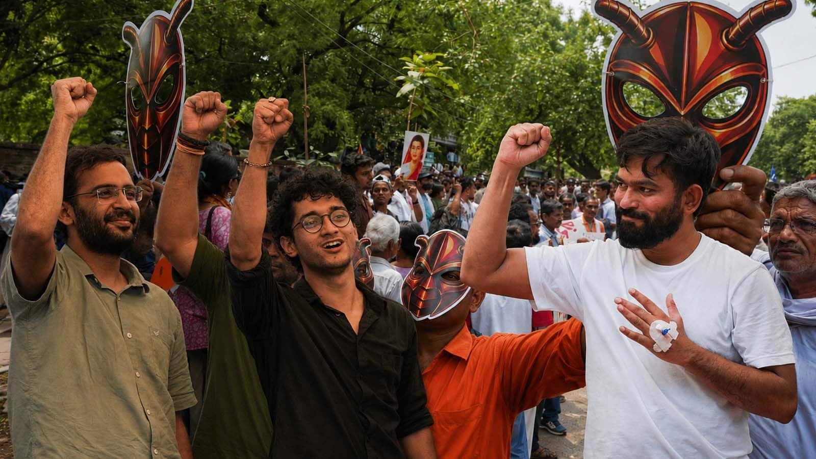 CJP Protest Updates: गिरफ्तारी के बाद अभिजीत दीपके, रांका और दास कोर्ट से रिहा! आज जंतर-मंतर पर फिर प्रदर्शन का ऐलान, ध्रुव राठी को भी छोड़ा गया CJP Protest Updates: गिरफ्तारी के बाद अभिजीत दीपके, रांका और दास कोर्ट से रिहा! आज जंतर-मंतर पर फिर प्रदर्शन का ऐलान, ध्रुव राठी को भी छोड़ा गया