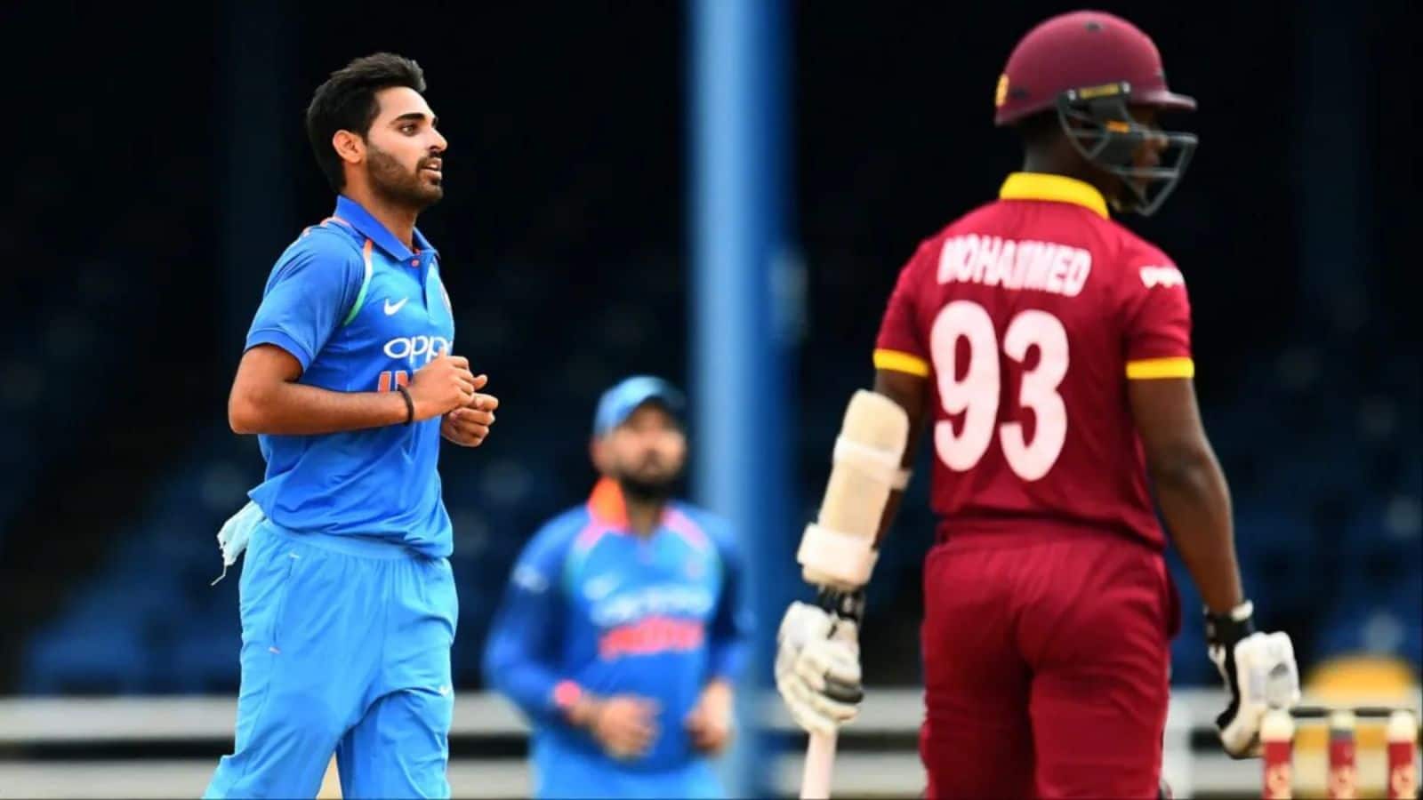 IND vs WI: वेस्टइंडीज के खिलाफ खतरनाक है भुवनेश्वर कुमार का रिकॉर्ड! 5वें मुकाबले में हो सकती है वापसी IND vs WI: वेस्टइंडीज के खिलाफ खतरनाक है भुवनेश्वर कुमार का रिकॉर्ड! 5वें मुकाबले में हो सकती है वापसी