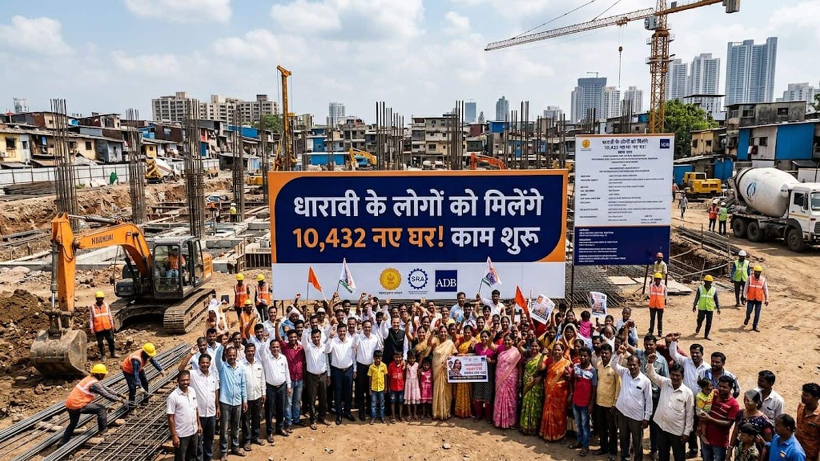 Dharavi Residents: झुग्गियों से आधुनिक घरों तक का सफर! धारावी के लोगों को मिलेंगे 10,432 नए फ्लैट, मुंबई के माटुंगा में अदाणी ग्रुप ने शुरू किया निर्माण Dharavi Residents: झुग्गियों से आधुनिक घरों तक का सफर! धारावी के लोगों को मिलेंगे 10,432 नए फ्लैट, मुंबई के माटुंगा में अदाणी ग्रुप ने शुरू किया निर्माण