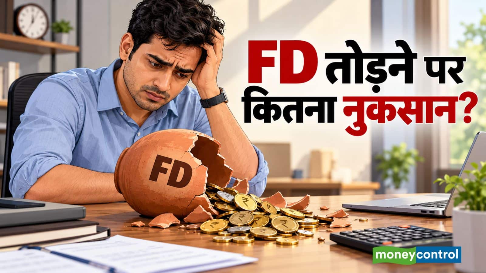 FD तोड़ने पर कितना नुकसान होता है, क्या आपको ऐसा करना चाहिए? समझिए पूरा हिसाब FD तोड़ने पर कितना नुकसान होता है, क्या आपको ऐसा करना चाहिए? समझिए पूरा हिसाब