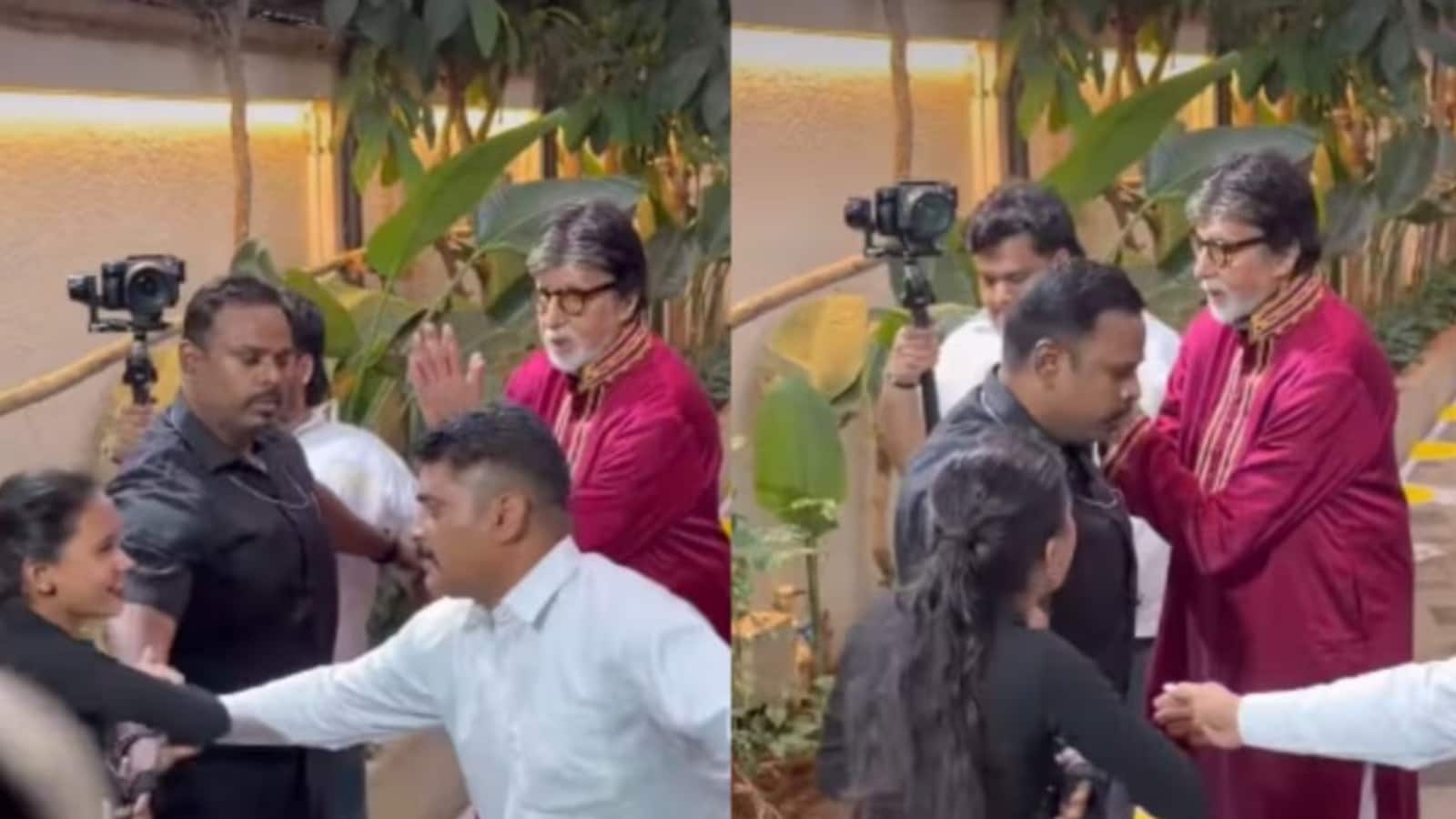 Amitabh Bachchan Trolling: जलसा के बाहर महिला फैन को इग्नोर करने पर अमिताभ बच्चन हुए ट्रोल, वीडियो वायरल Amitabh Bachchan Trolling: जलसा के बाहर महिला फैन को इग्नोर करने पर अमिताभ बच्चन हुए ट्रोल, वीडियो वायरल
