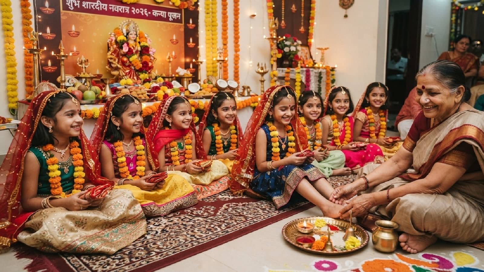 Kanya Pujan 2026: शारदीय नवरात्रि में महा अष्टमी और महा नवमी इस दिन, जानें कन्या पूजन का सही समय और राहुकाल Kanya Pujan 2026: शारदीय नवरात्रि में महा अष्टमी और महा नवमी इस दिन, जानें कन्या पूजन का सही समय और राहुकाल