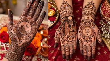 करवा चौथ पर महिलाएं सजने-संवरने के साथ हाथों में मेहंदी भी लगाती हैं। मेहंदी इस त्योहार की खूबसूरती को और बढ़ा देती है। अगर आप भी इस करवा चौथ पर कुछ अलग और सुंदर मेहंदी डिजाइन लगाना चाहती हैं, तो यहां दिए गए 7 डिजाइन में से अपनी पसंद का डिजाइन चुन सकती हैं।
