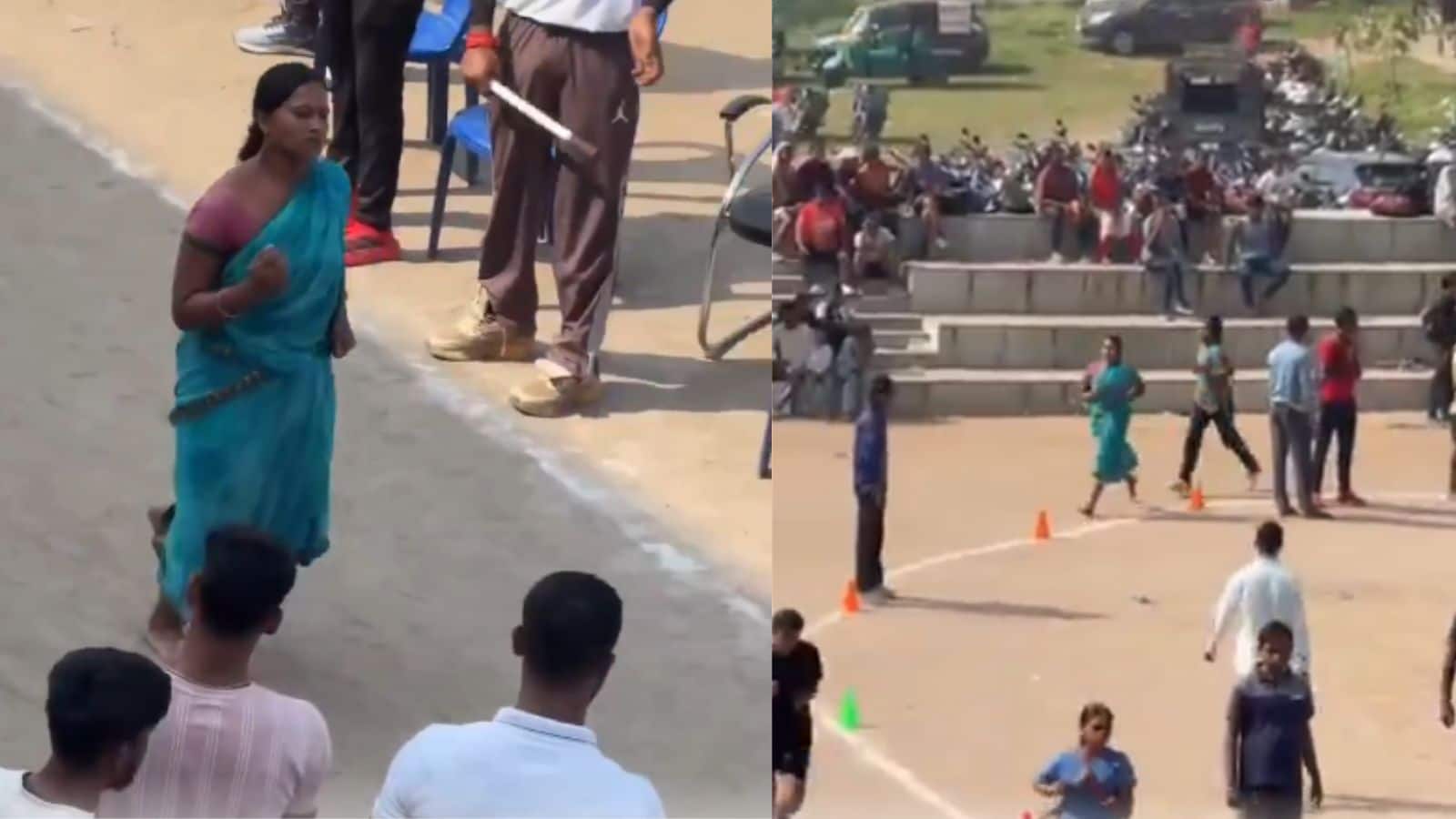 Video: होम गार्ड भर्ती में साड़ी पहन नंगे पैर दौड़ने वाली कविता की कहानी! पति नहीं रहे तो बच्चों, ससुराल का बोझ उठाने का ये जज्बा इमोशनल कर देगा Video: होम गार्ड भर्ती में साड़ी पहन नंगे पैर दौड़ने वाली कविता की कहानी! पति नहीं रहे तो बच्चों, ससुराल का बोझ उठाने का ये जज्बा इमोशनल कर देगा