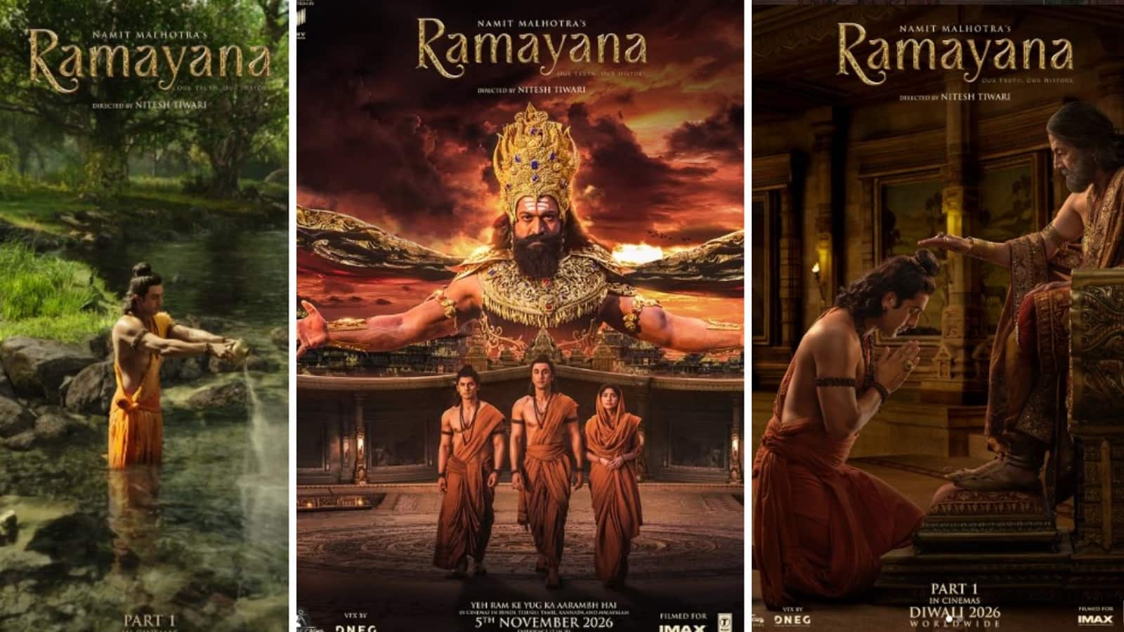 Ramayana Part 1 Advance Booking: दुनिया भर में 5 नवंबर को रिलीज होगी 'रामायणम् पार्ट 1', दशहरा पर खुलेगी एडवांस बुकिंग Ramayana Part 1 Advance Booking: दुनिया भर में 5 नवंबर को रिलीज होगी 'रामायणम् पार्ट 1', दशहरा पर खुलेगी एडवांस बुकिंग