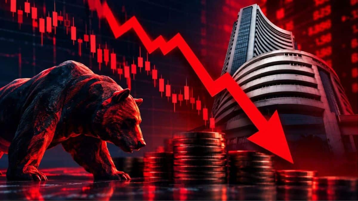 Share Market Crash: बिकवाली के बवंडर में फंसा बाजार! इन 5 वजहों से शेयर मार्केट में तबाही, निवेशकों के ₹6 लाख करोड़ डूबें Share Market Crash: बिकवाली के बवंडर में फंसा बाजार! इन 5 वजहों से शेयर मार्केट में तबाही, निवेशकों के ₹6 लाख करोड़ डूबें