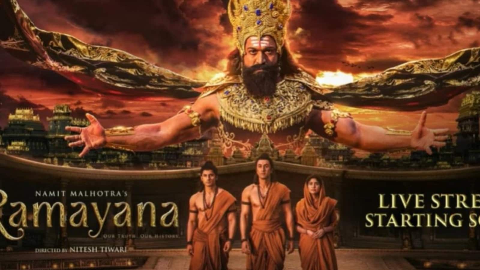Ramayana Budget: यश ने 'रामायणम्' 4,000 करोड़ के बजट को किया कन्फर्म, एक्टर ने फैंस से की ये खास अपील Ramayana Budget: यश ने 'रामायणम्' 4,000 करोड़ के बजट को किया कन्फर्म, एक्टर ने फैंस से की ये खास अपील